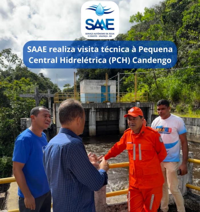 SAAE realiza visita técnica à Pequena Central Hidrelétrica (PCH) Candengo